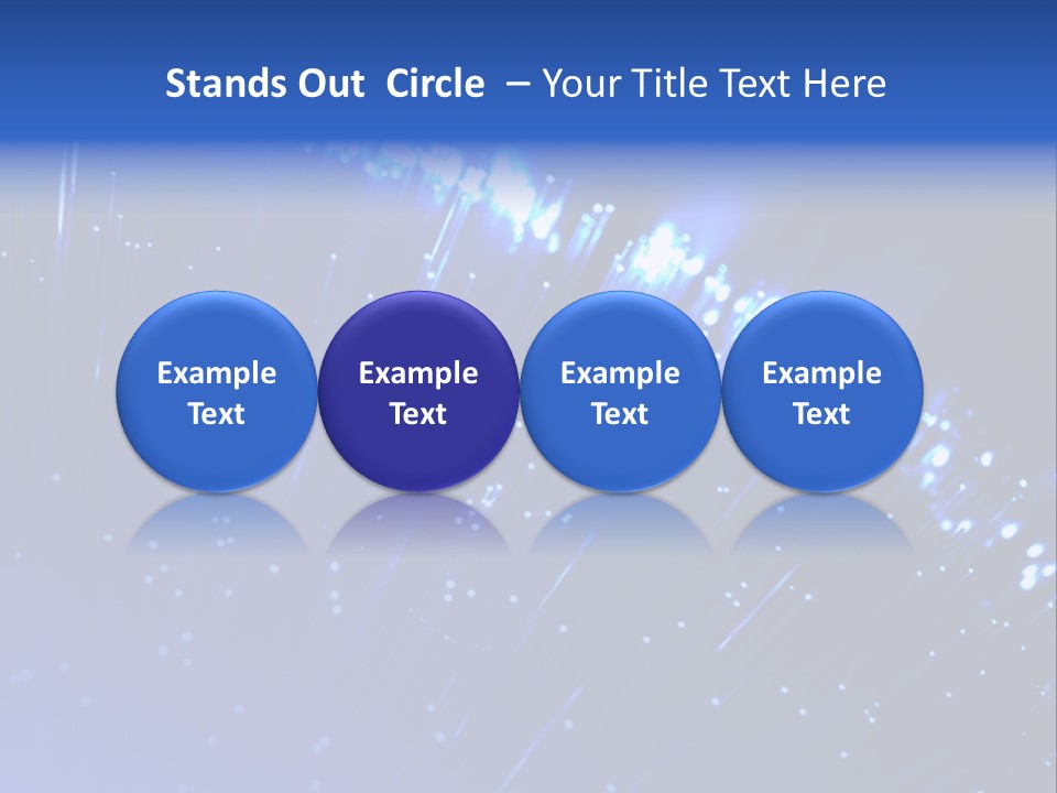 Communications Optic Abstract PowerPoint Template