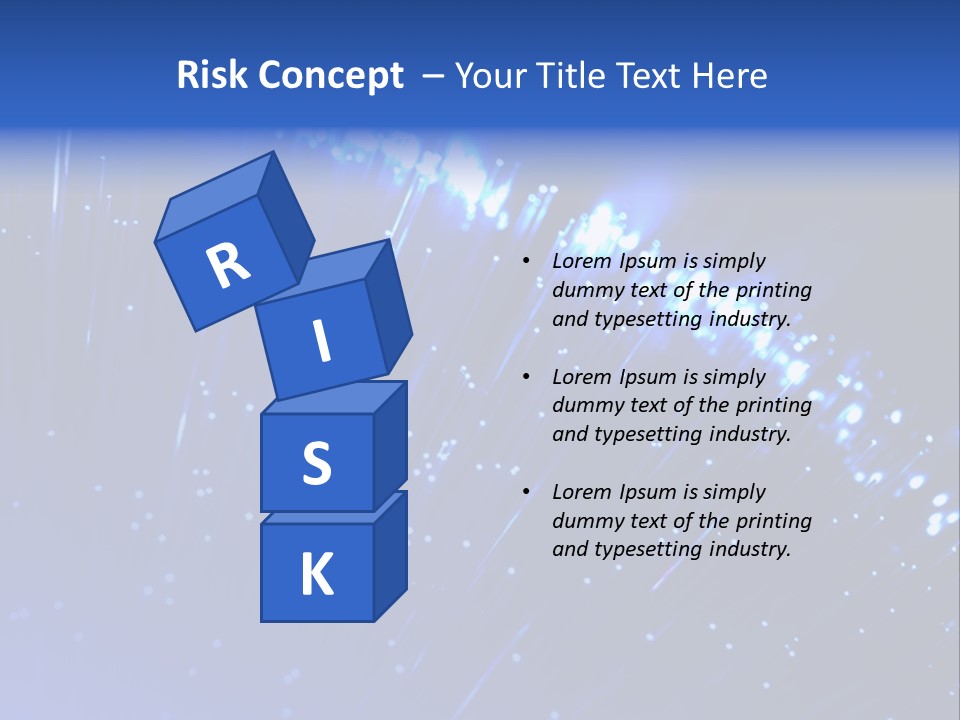 Communications Optic Abstract PowerPoint Template