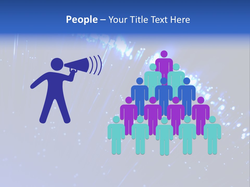 Communications Optic Abstract PowerPoint Template