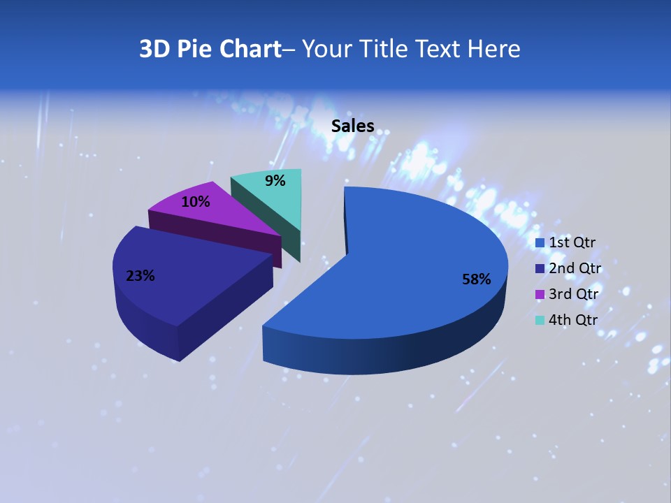 Communications Optic Abstract PowerPoint Template