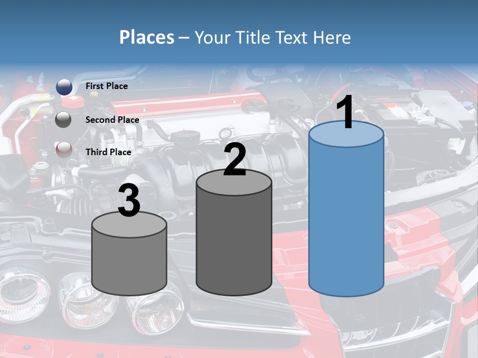 Power Iron Automobile PowerPoint Template