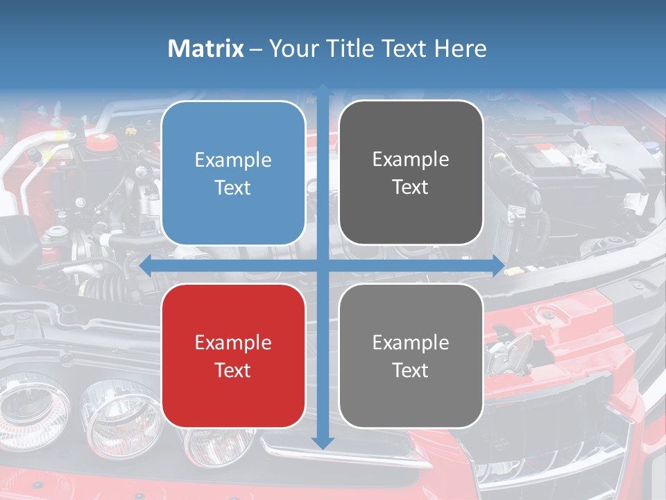 Power Iron Automobile PowerPoint Template