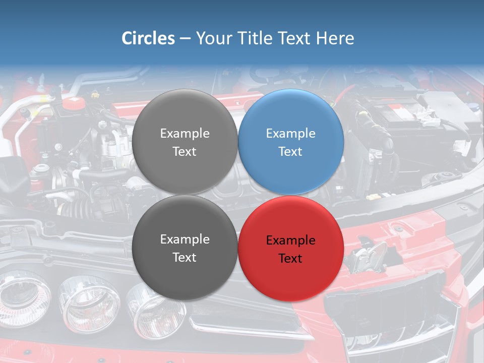 Power Iron Automobile PowerPoint Template