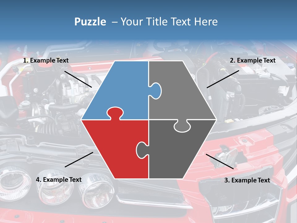 Power Iron Automobile PowerPoint Template