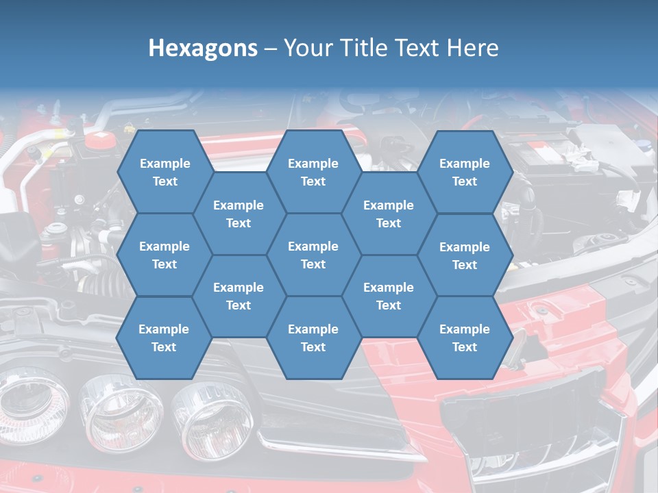 Power Iron Automobile PowerPoint Template