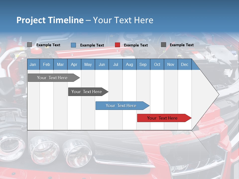 Power Iron Automobile PowerPoint Template