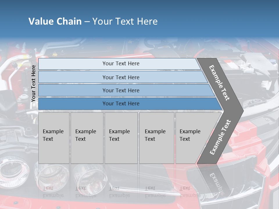 Power Iron Automobile PowerPoint Template