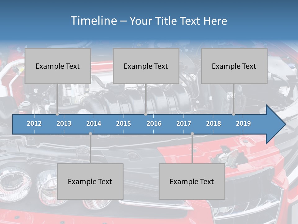 Power Iron Automobile PowerPoint Template