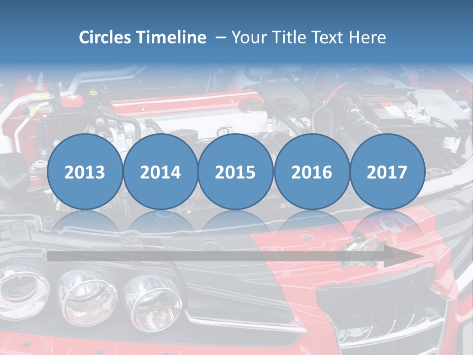 Power Iron Automobile PowerPoint Template