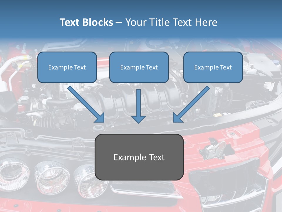 Power Iron Automobile PowerPoint Template