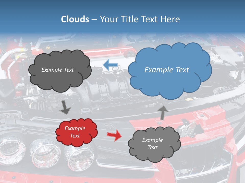 Power Iron Automobile PowerPoint Template