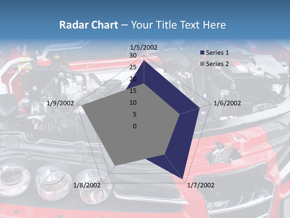 Power Iron Automobile PowerPoint Template