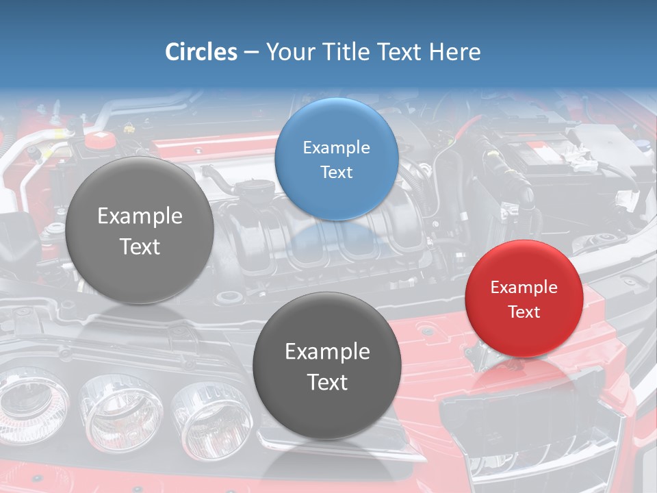 Power Iron Automobile PowerPoint Template