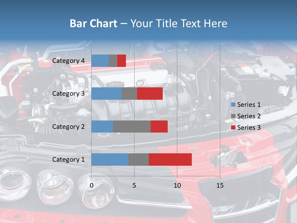 Power Iron Automobile PowerPoint Template