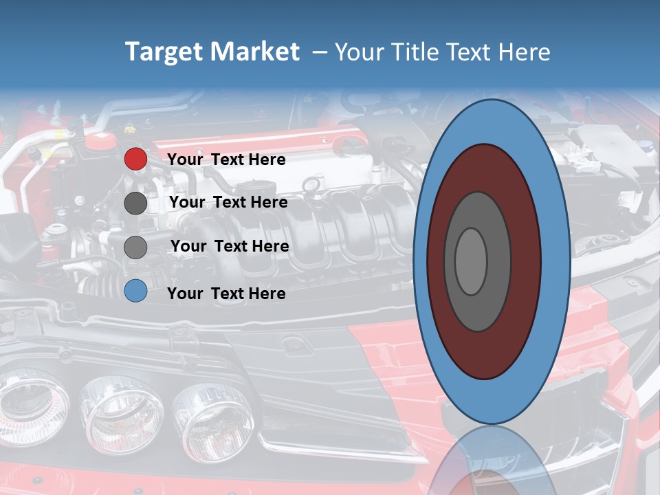 Power Iron Automobile PowerPoint Template