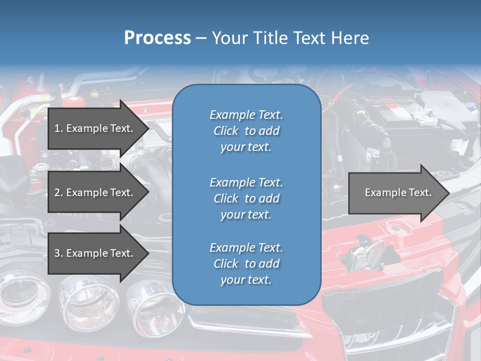 Power Iron Automobile PowerPoint Template