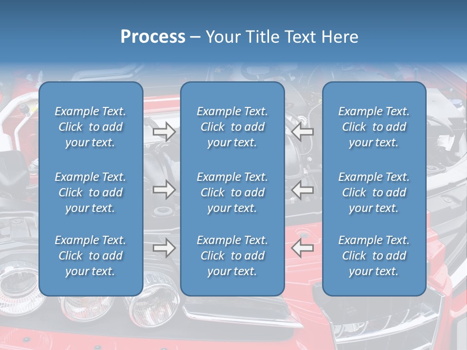 Power Iron Automobile PowerPoint Template