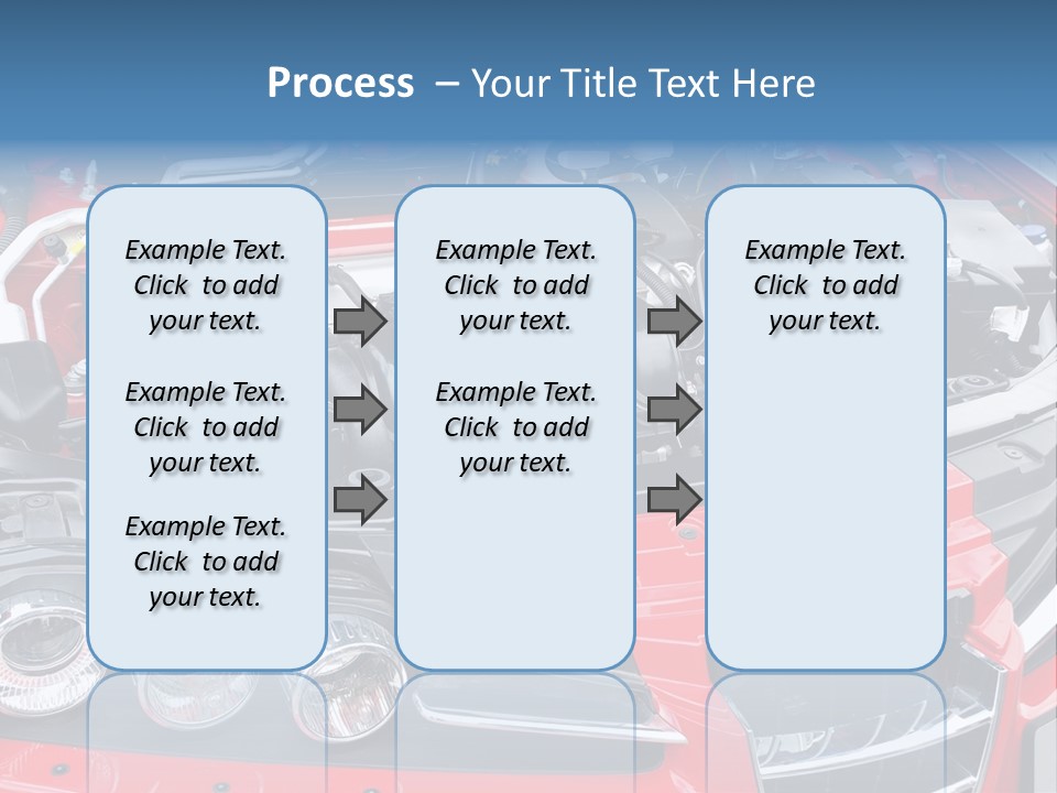 Power Iron Automobile PowerPoint Template