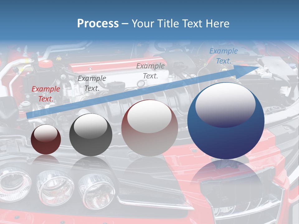 Power Iron Automobile PowerPoint Template