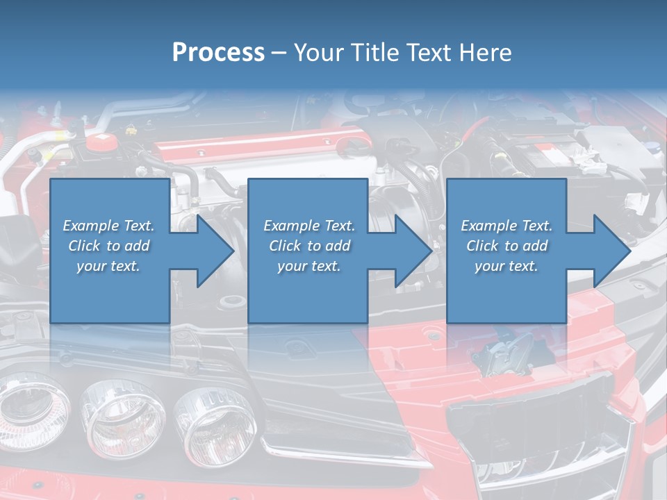 Power Iron Automobile PowerPoint Template