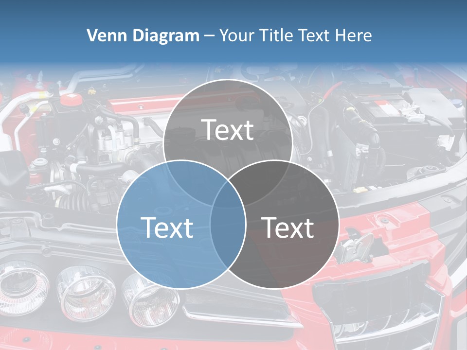 Power Iron Automobile PowerPoint Template