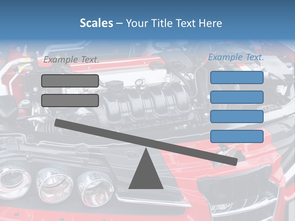 Power Iron Automobile PowerPoint Template