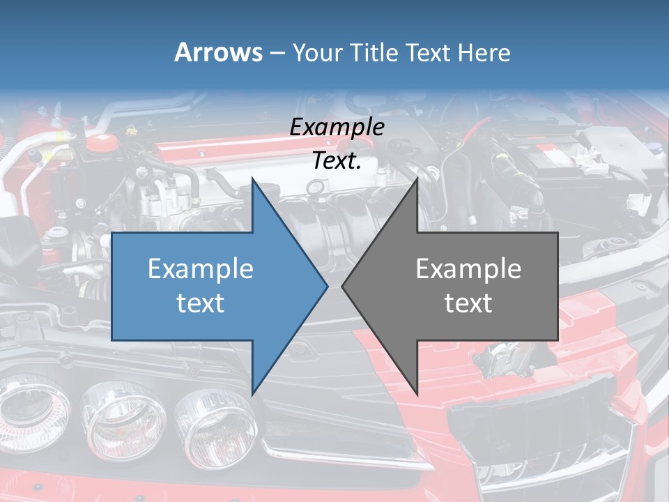 Power Iron Automobile PowerPoint Template