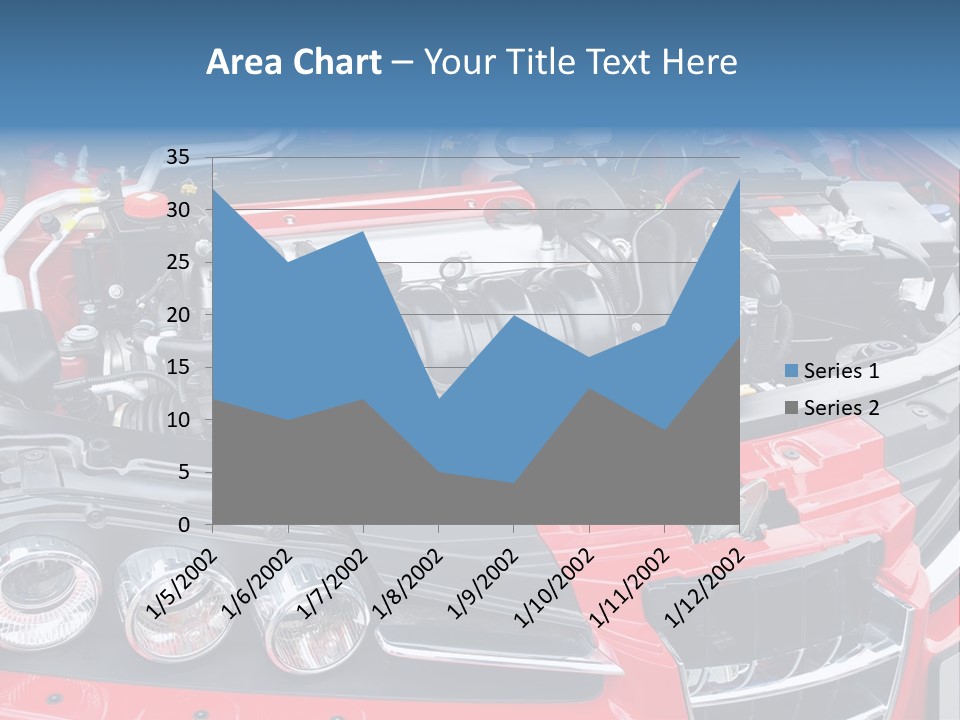 Power Iron Automobile PowerPoint Template
