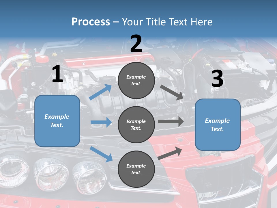Power Iron Automobile PowerPoint Template