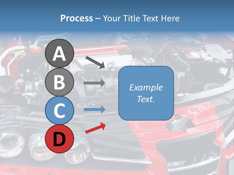 Power Iron Automobile PowerPoint Template