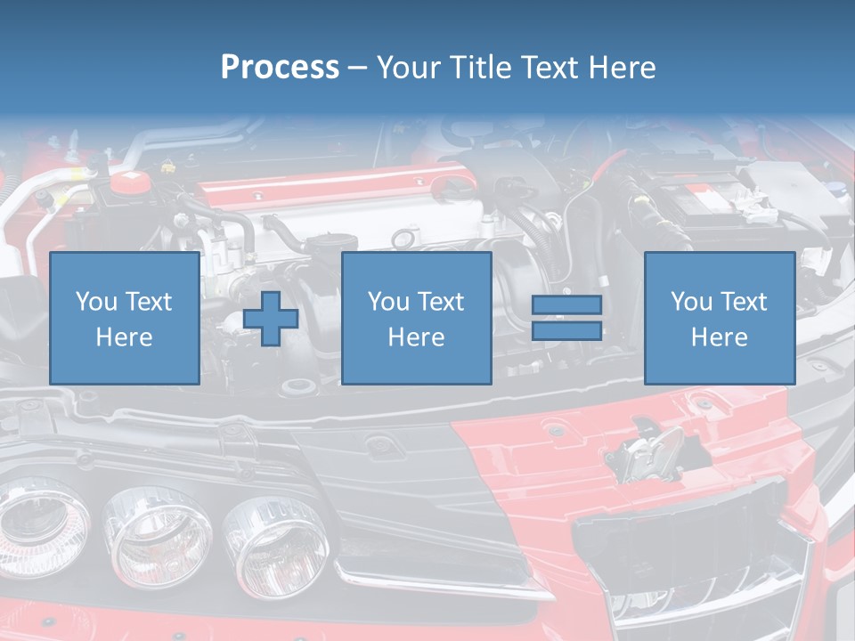 Power Iron Automobile PowerPoint Template