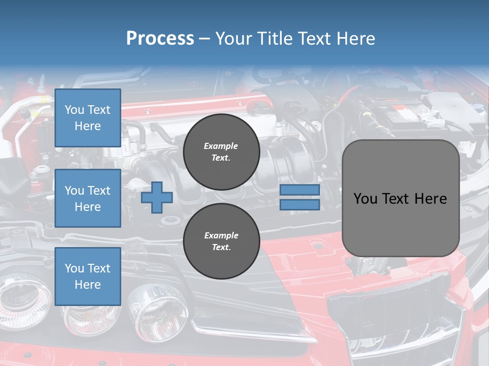 Power Iron Automobile PowerPoint Template