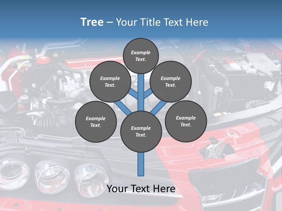 Power Iron Automobile PowerPoint Template