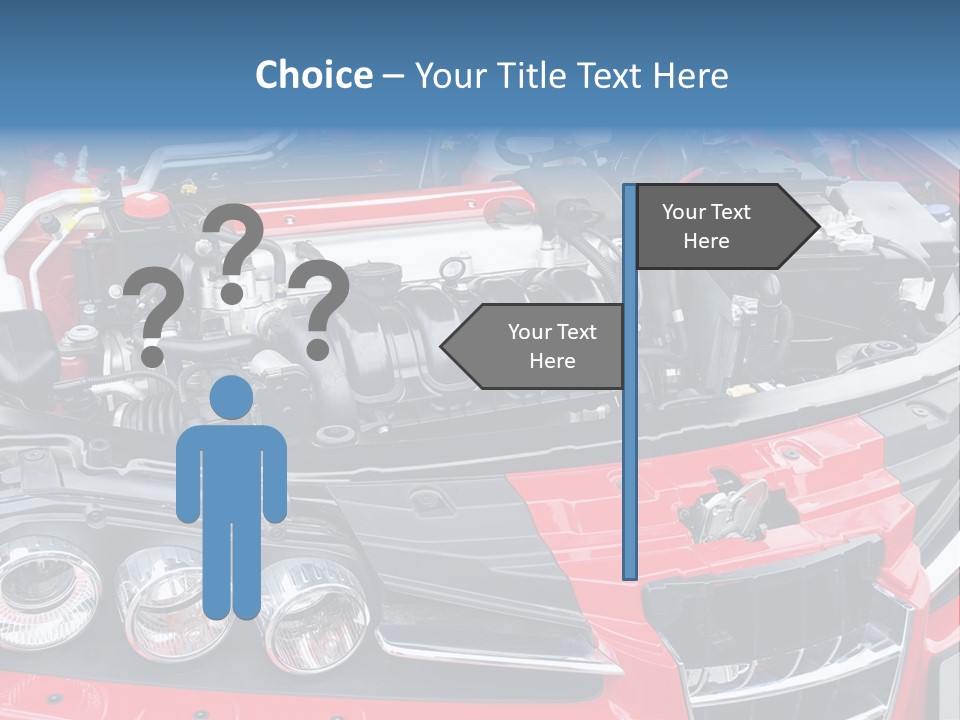 Power Iron Automobile PowerPoint Template