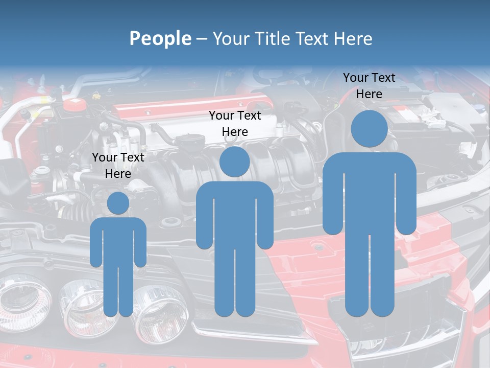 Power Iron Automobile PowerPoint Template
