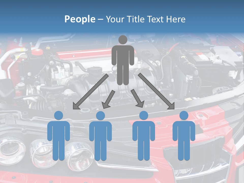 Power Iron Automobile PowerPoint Template