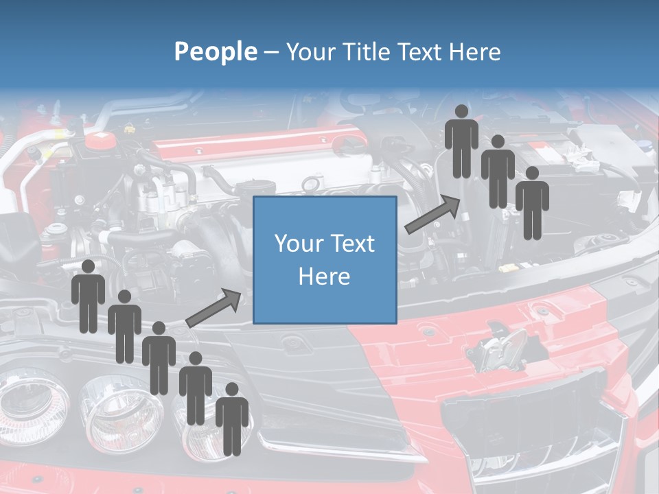 Power Iron Automobile PowerPoint Template