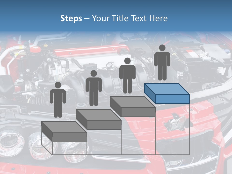 Power Iron Automobile PowerPoint Template