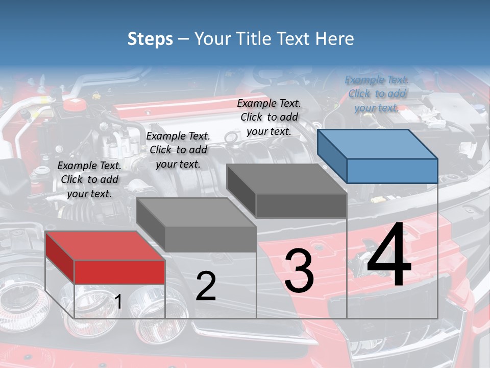 Power Iron Automobile PowerPoint Template