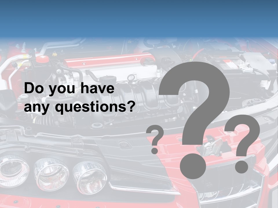 Power Iron Automobile PowerPoint Template