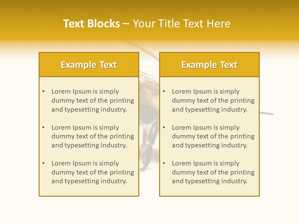 Single Animal Feeler PowerPoint Template