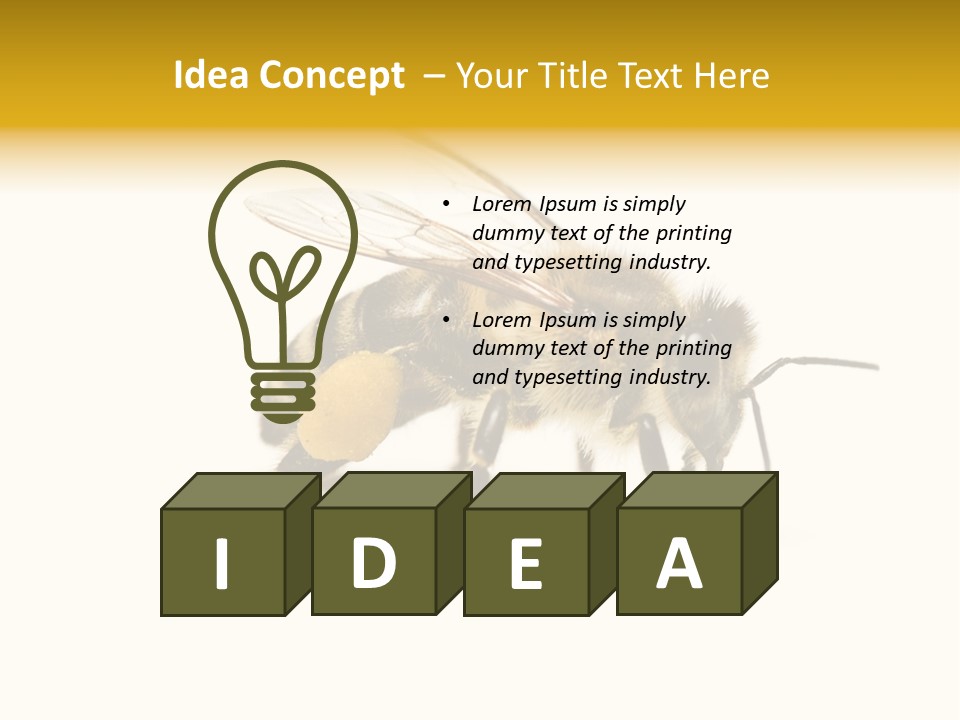 Single Animal Feeler PowerPoint Template