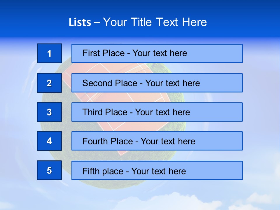 Play Field Competition PowerPoint Template