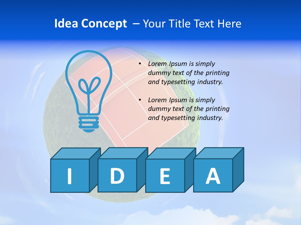 Play Field Competition PowerPoint Template