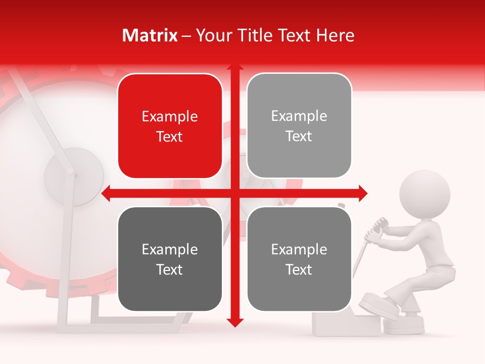 People Man Pinion PowerPoint Template
