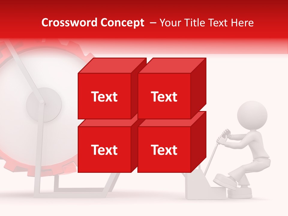 People Man Pinion PowerPoint Template