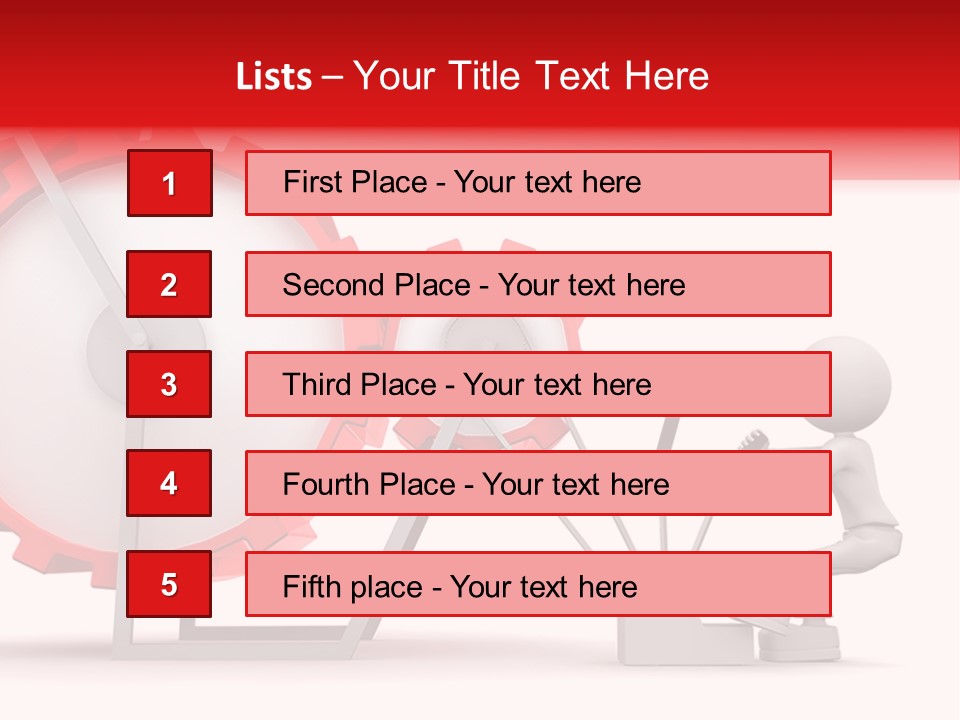 People Man Pinion PowerPoint Template