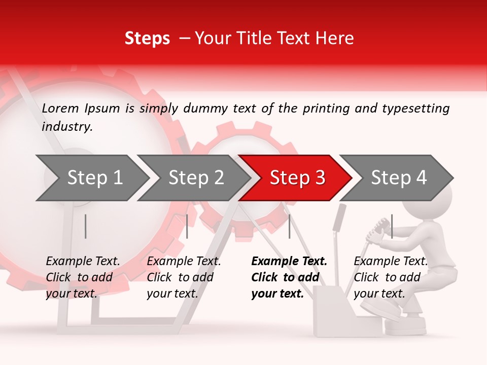 People Man Pinion PowerPoint Template
