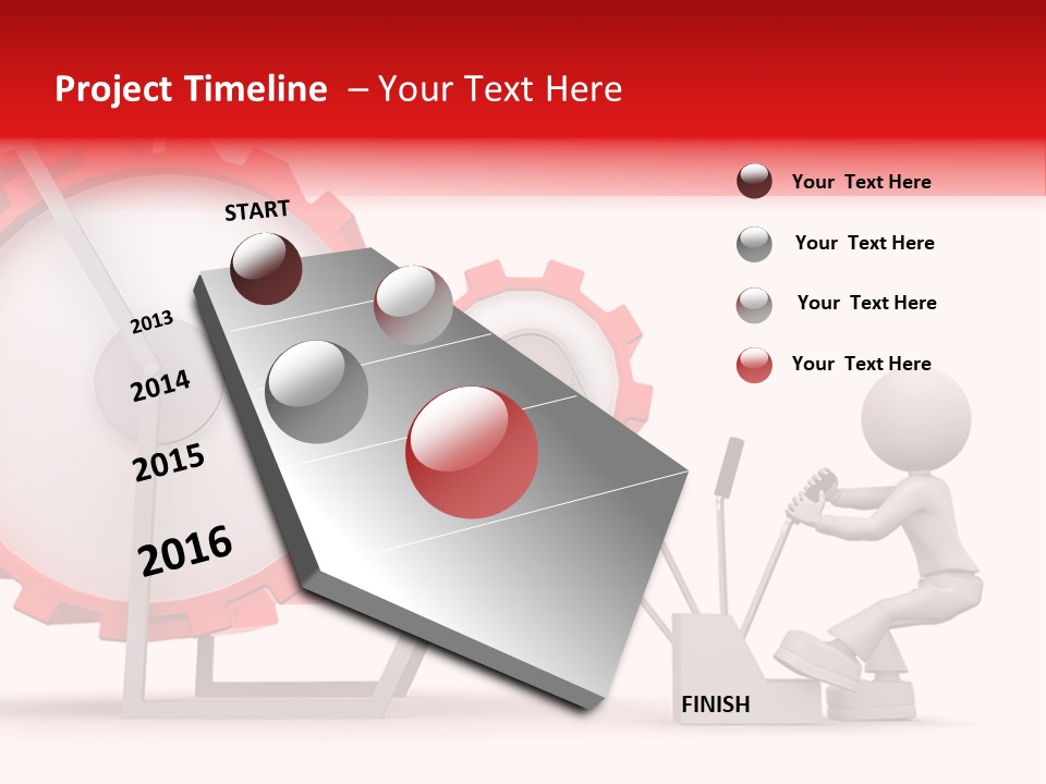 People Man Pinion PowerPoint Template