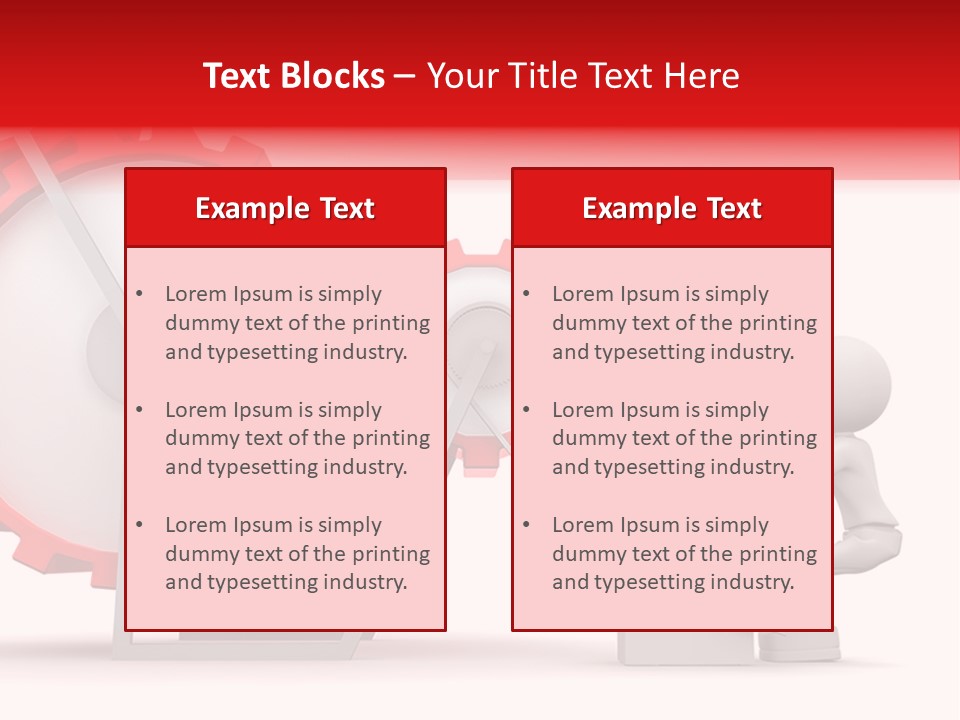 People Man Pinion PowerPoint Template